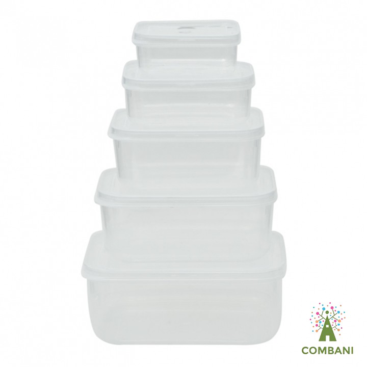 Bộ 5 Hộp Nhựa Đựng Thực Phẩm Lạnh Song Long 2288