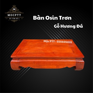 Bàn Osin , Bàn Trà mẫu Trơn gỗ Hương Đá Cỡ Lớn trang trí nhà cửa