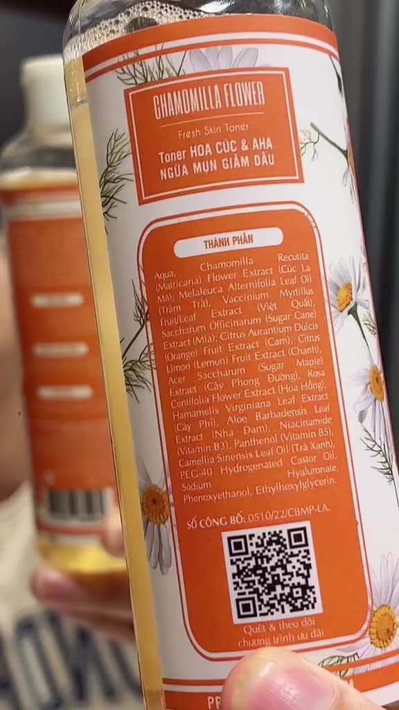 Nước hoa hồng toner hoa cúc & aha 5% ngừa mụn, kiềm dầu dành cho da dầu mụn MILAGANICS 35ml (chai) | BigBuy360 - bigbuy360.vn