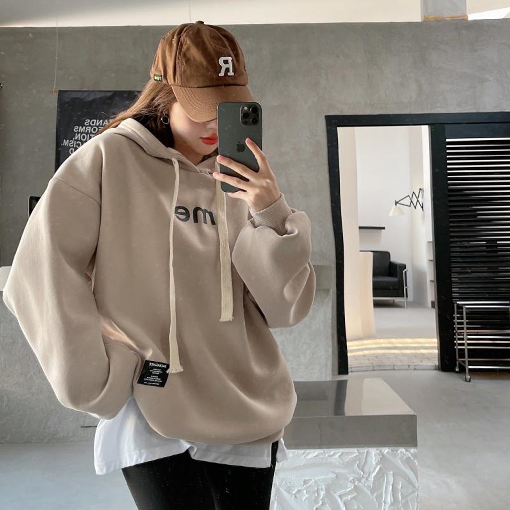 Áo Hoodie Nữ VIESTAR hoodie vintage áo nỉ form rộng tay dài Hàn Quốc ME | BigBuy360 - bigbuy360.vn