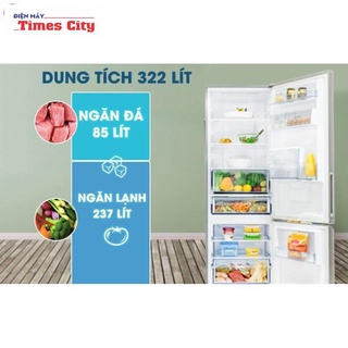 Tủ lạnh Panasonic NR-BV360WSVN 322L