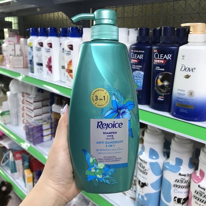 Dầu gội đầu Rejoice Thái Lan 600ml LÀM SẠCH GÀU 3 TRONG 1