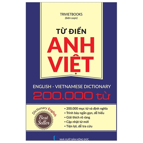 Sách - Từ Điển Anh Việt 200.000 Từ