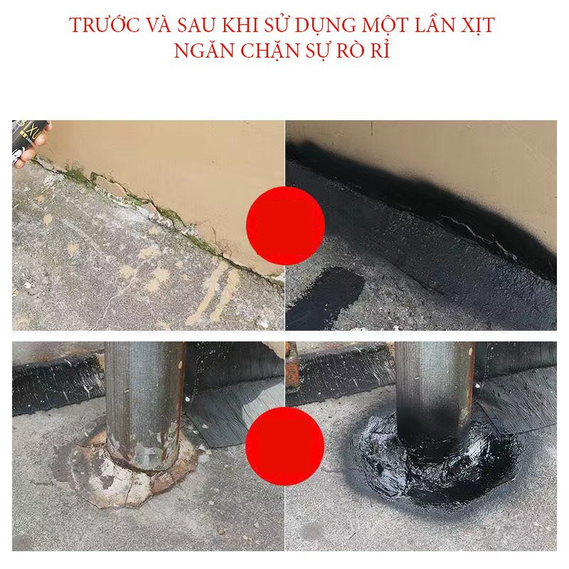 Bình xịt chống thấm nano công nghệ nhật bản chống thấm ngược,thuận,chống dột mái tường nhà - dung dịch 500ML