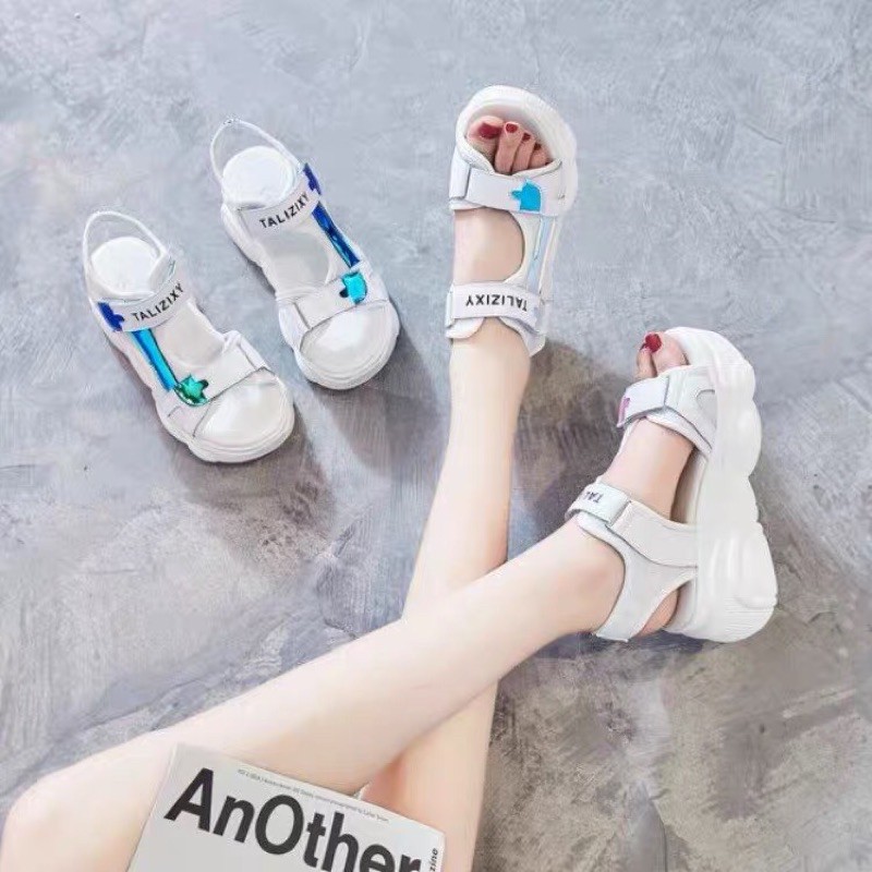 (Hàng order) Sandal độn đế 8p