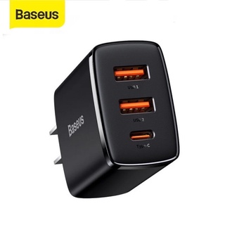Củ sạc nhanh 30w 3 cổng chính hãng Baseus Bộ sạc pd30w cổng usb và type c