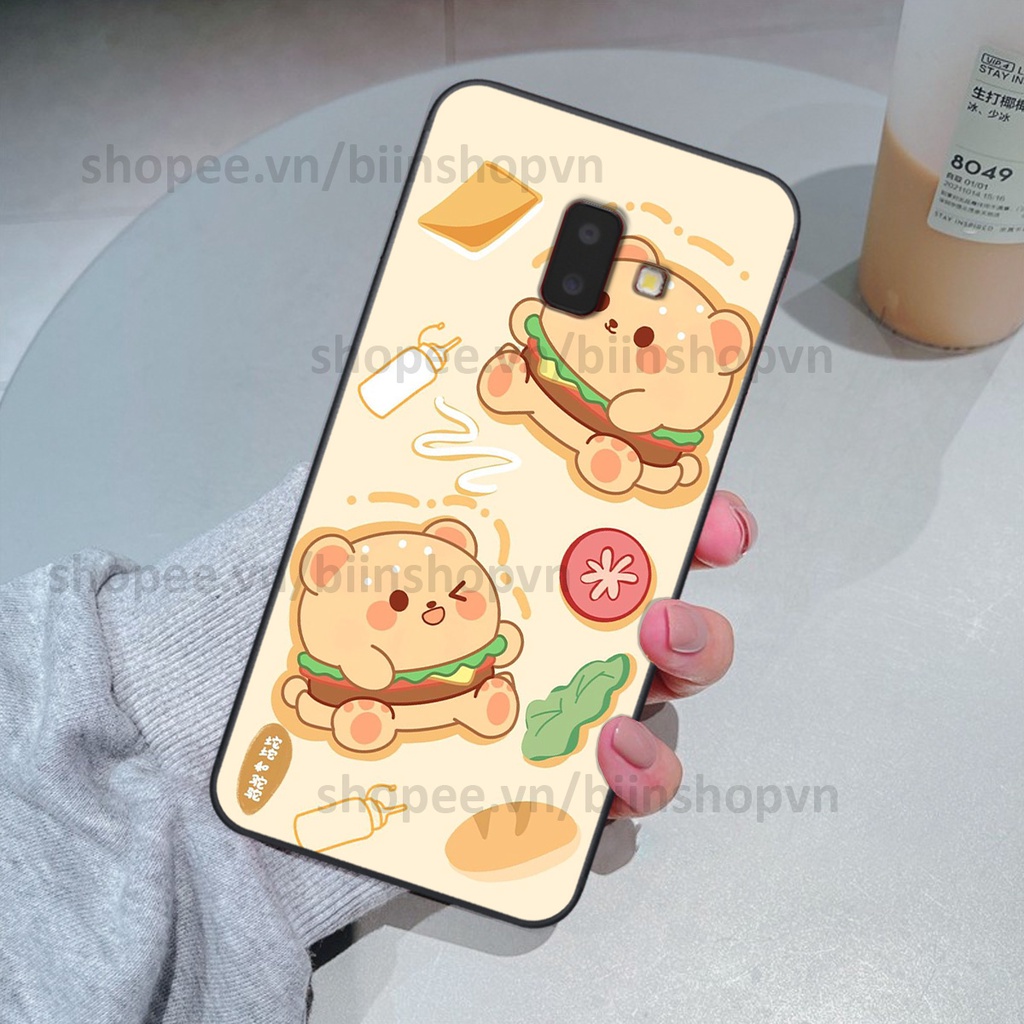 Ốp Samsung J6 2018 / J6 Plus / J6+ in hình gấu chocolate kẹo ngọt siêu đẹp siêu xinh