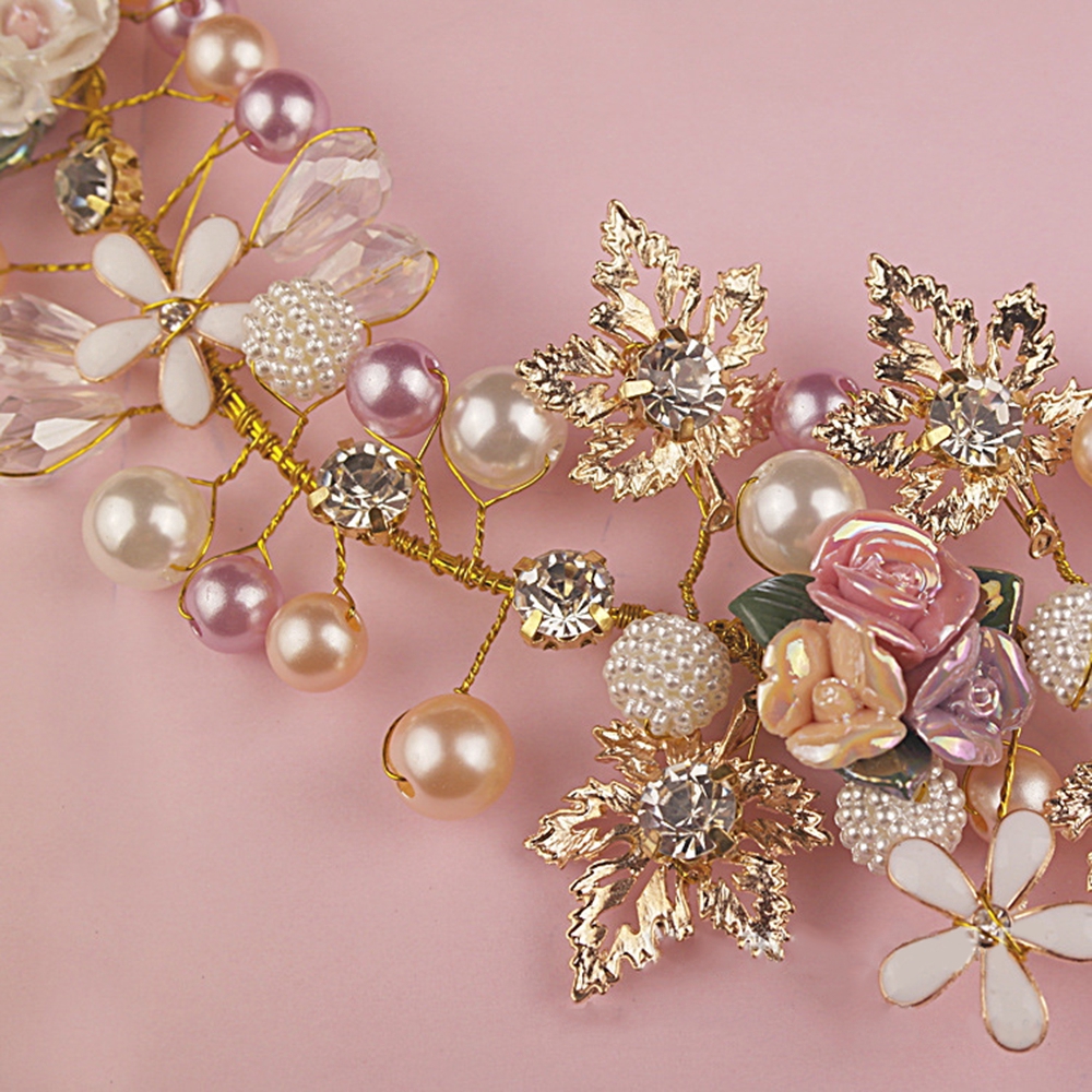 Bộ băng đô thiết kế hình hoa xinh xắn dành cho nữ