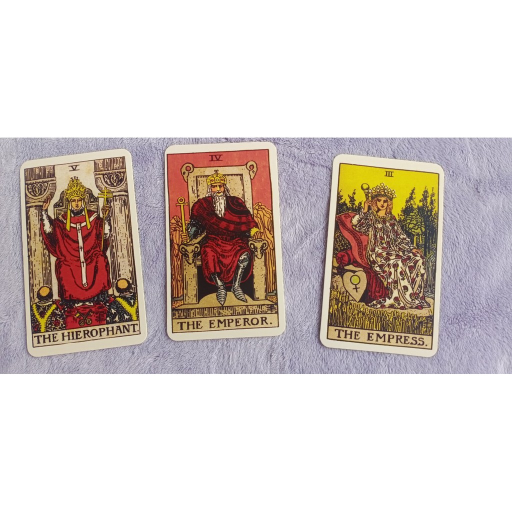 Combo Bài Rider Waite Tarot kèm khăn trải