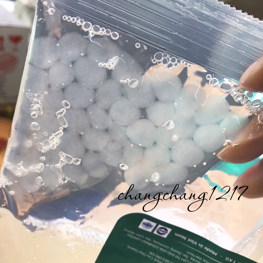 Thạch Ngọc Trai (Trân Châu) Trắng Caramel 3Q Krub.O Krubo Gói 1kg