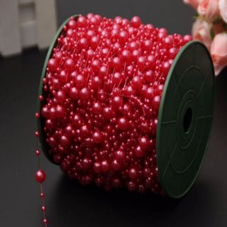Dây hạt cườm trắng, đỏ, vàng nhạt