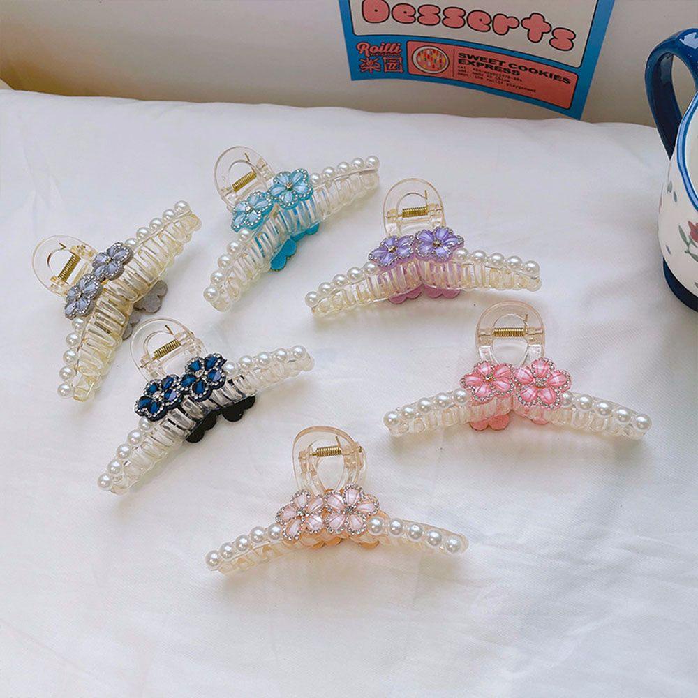 Kẹp Tóc Móng Vuốt Lấp Lánh Phong Cách Hàn Quốc Cho Nữ|Phụ Kiện Trang Trí Tóc Bằng Acrylic Xinh Xắn