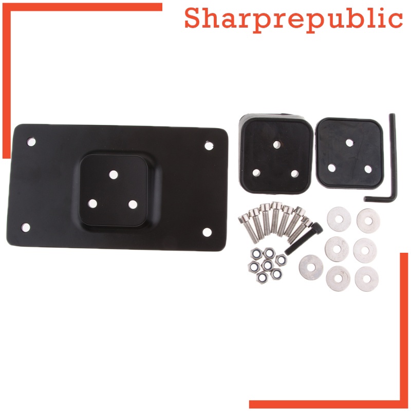 [SHARPREPUBLIC] Black License Plate Number Mount Frame Bracket Laydown for Harley Sportster | BigBuy360 - bigbuy360.vn