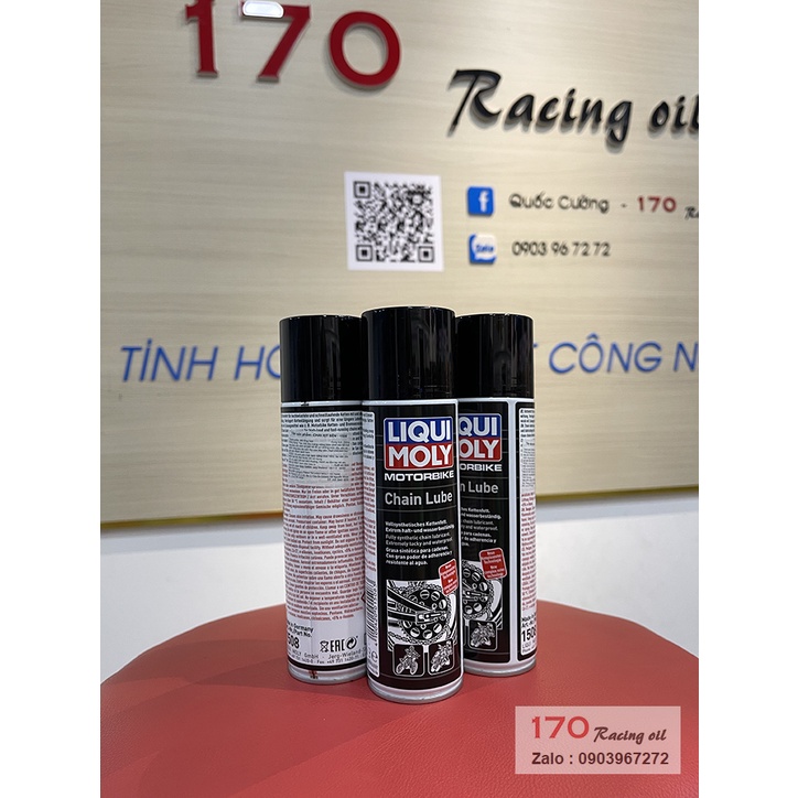 (HCM) Chai xịt dưỡng sên LIQUI MOLY motorbike Chain Lube dung tích 250 ML hàng chính hãng xuất xứ Đức