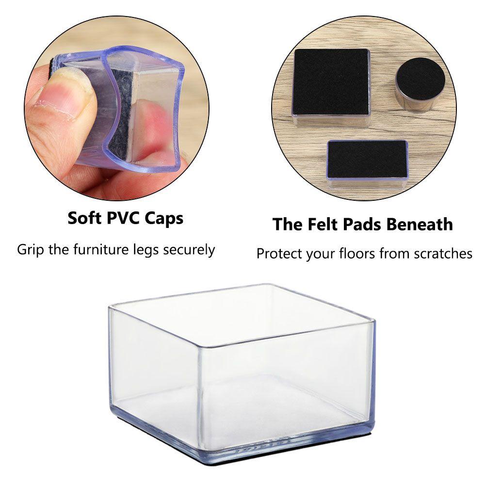 BORAG Miếng Lót Chân Bàn Ghế Bằng Silicone Hình Tròn