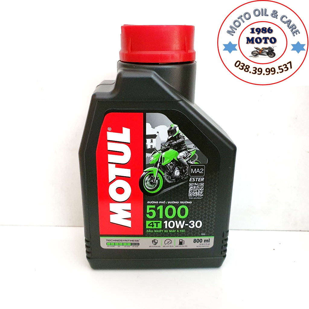 [Mã LIFEAU5SALE giảm 10% đơn 50K] Dầu nhớt xe số cao cấp Motul 5100 10W30