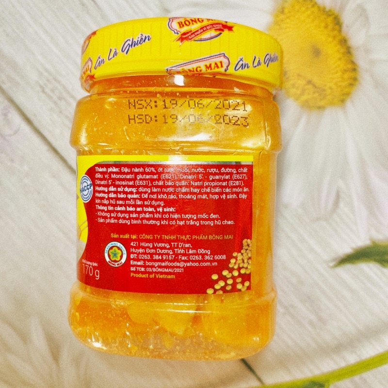 Chao Bông Mai vàng nhí 170g