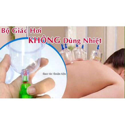 Bộ Giác Hơi 12 Ống Hút Chân Không Không Dùng Lửa