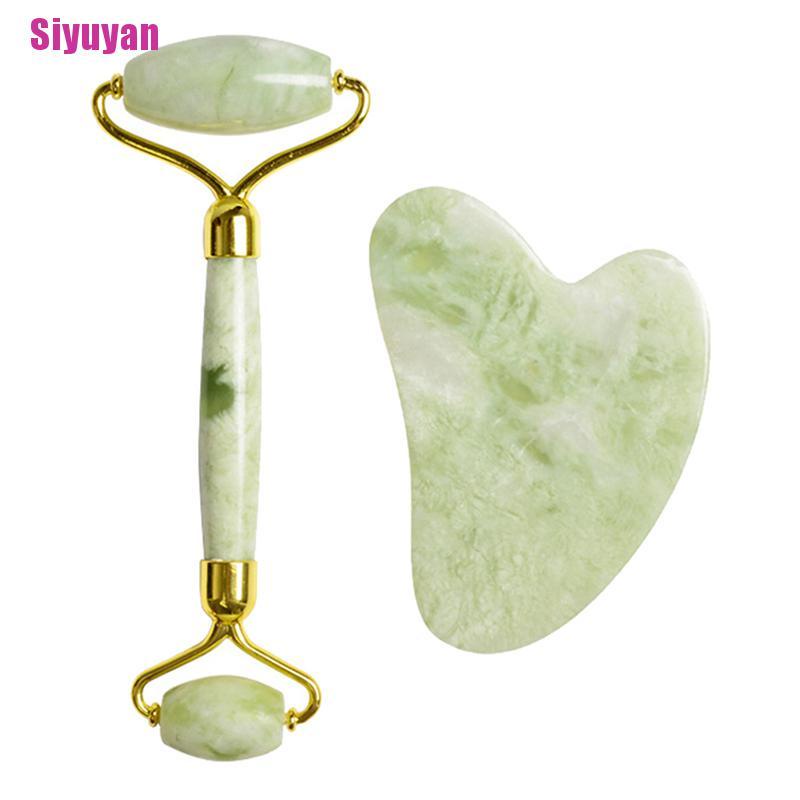 [Siyuyan] Facial Massage Roller Guasha Board Double Heads Face Lift Body Skin Beauty Tool