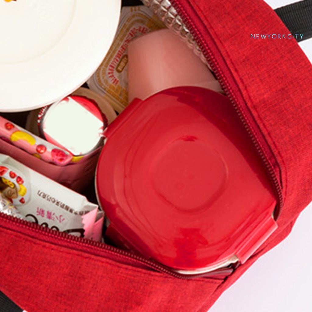 Túi Đựng Cơm Trưa NYC Lá Nhôm Giữ Nhiệt Sức Chứa Lớn