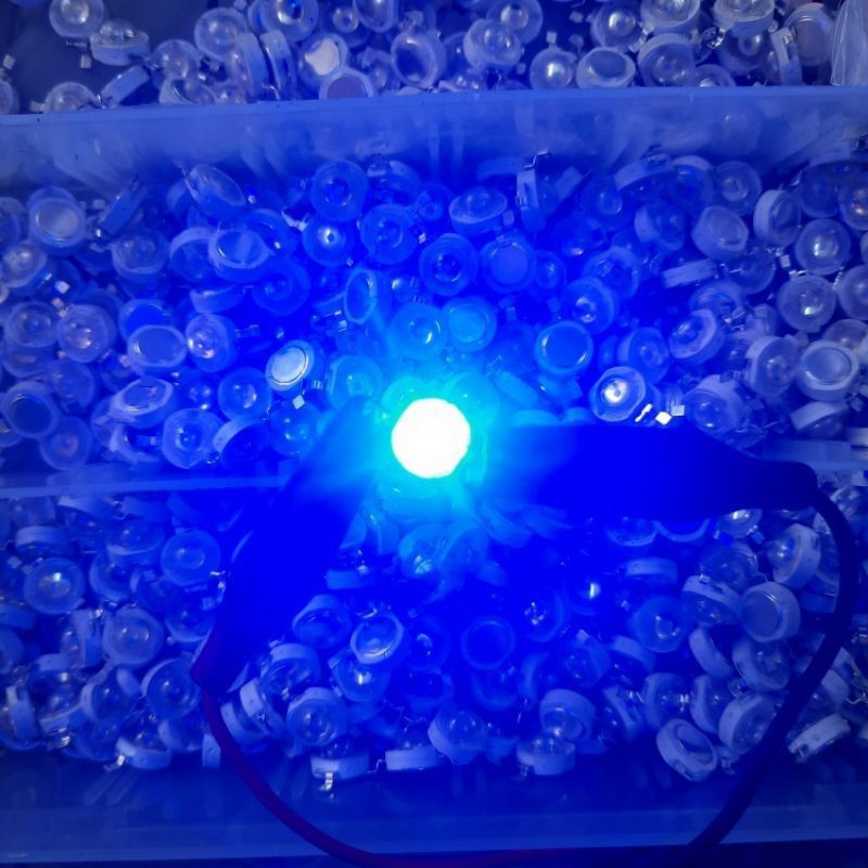 10 bóng led xanh dương siêu sáng Luxeon 1W