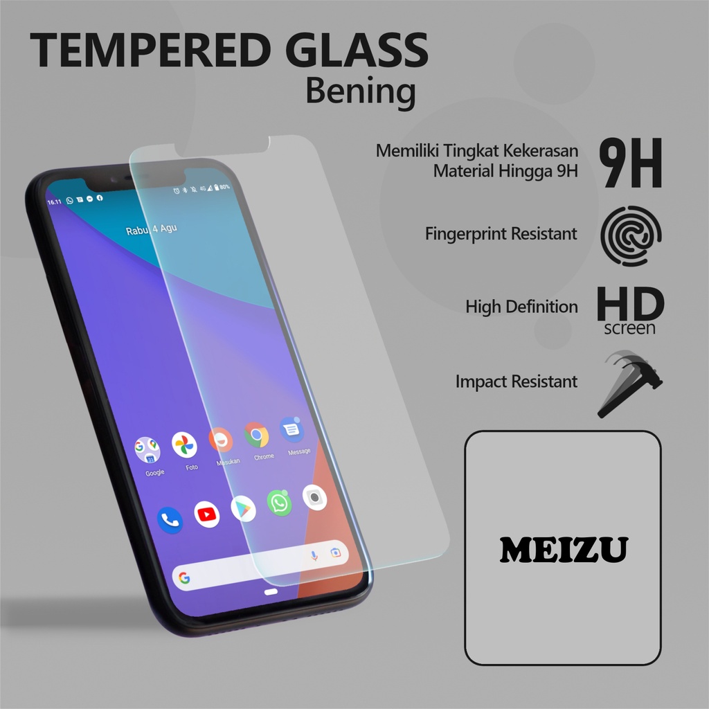 Kính Cường Lực Bảo Vệ Màn Hình Cho MEIZU M2 M2S M3 M3S M5 M5S M5C M6 M2 M3 M5 NOTE