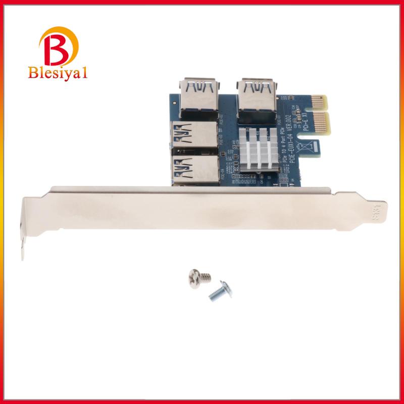 [BLESIYA1] PCIE PCI-E 1 to 4 External PCI Express 16X Slots Riser Card Adapter Card