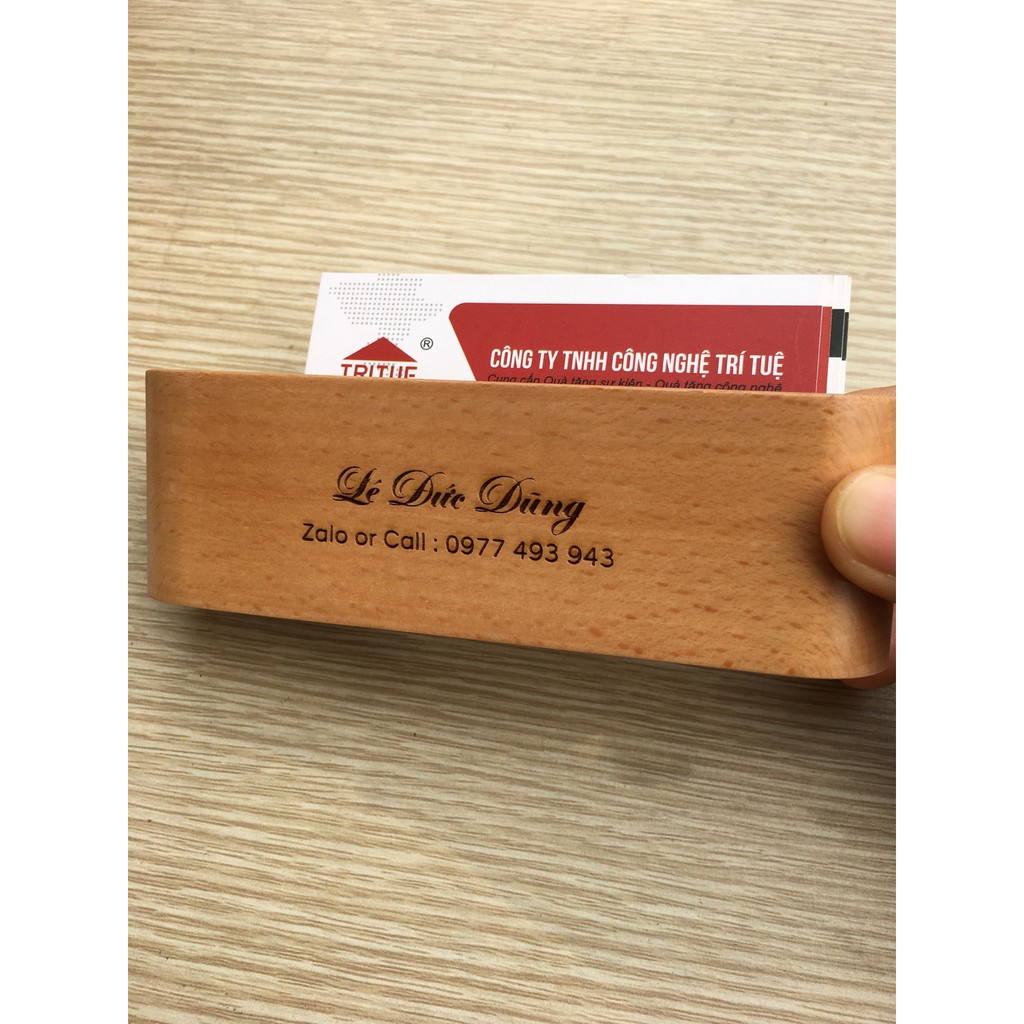 Hộp đựng name card để bàn văn phòng tiện lợi