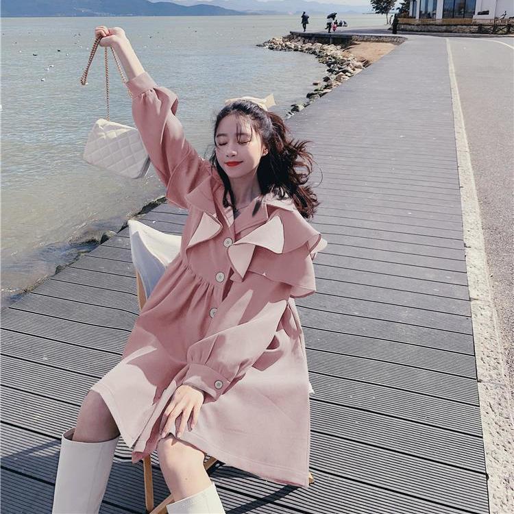 Áo khoác dáng rộng thời trang xuân thu xinh xắn dành cho nữ | BigBuy360 - bigbuy360.vn