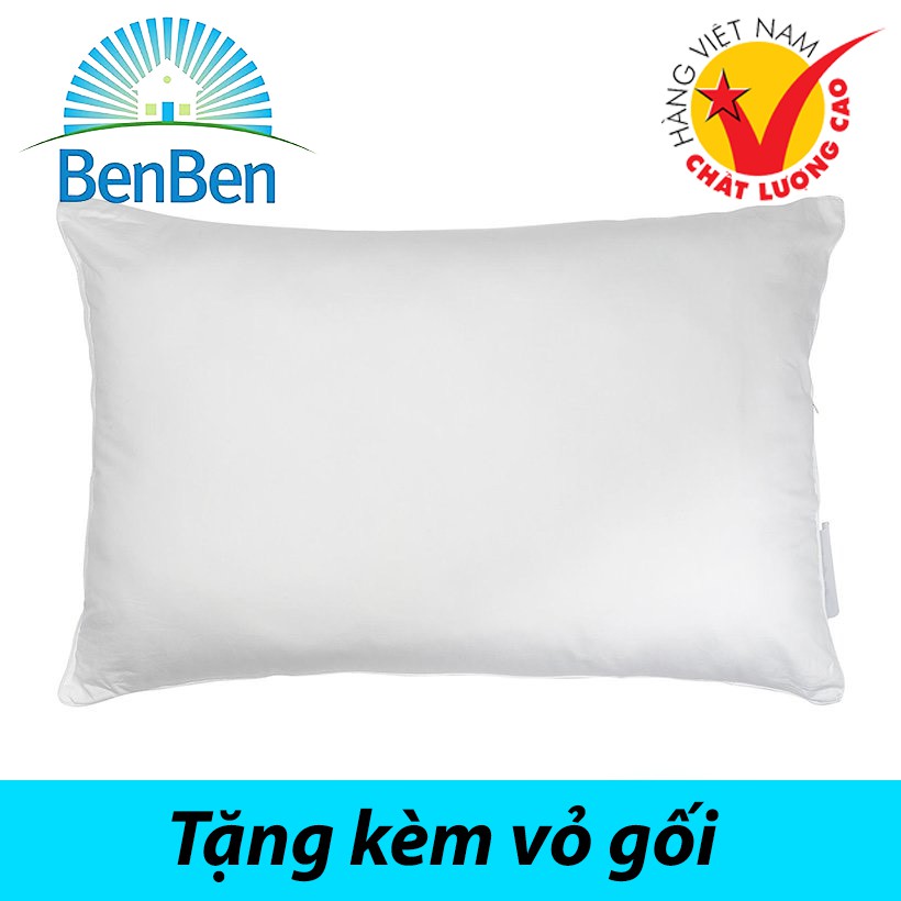 GỐI NẰM NGỦ (35x50cm) + tặng vỏ gối cùng size, sản xuất tại VN.