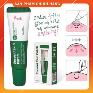 Kem dán mụn prreti second skin patch prreti rau má gom còi siêu nhanh, che mụn make up