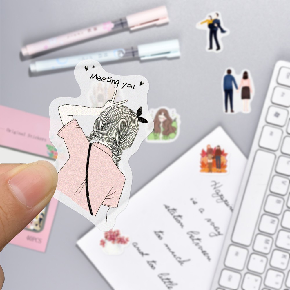 Túi 40 Miếng Dán Trang Trí Dễ Thương