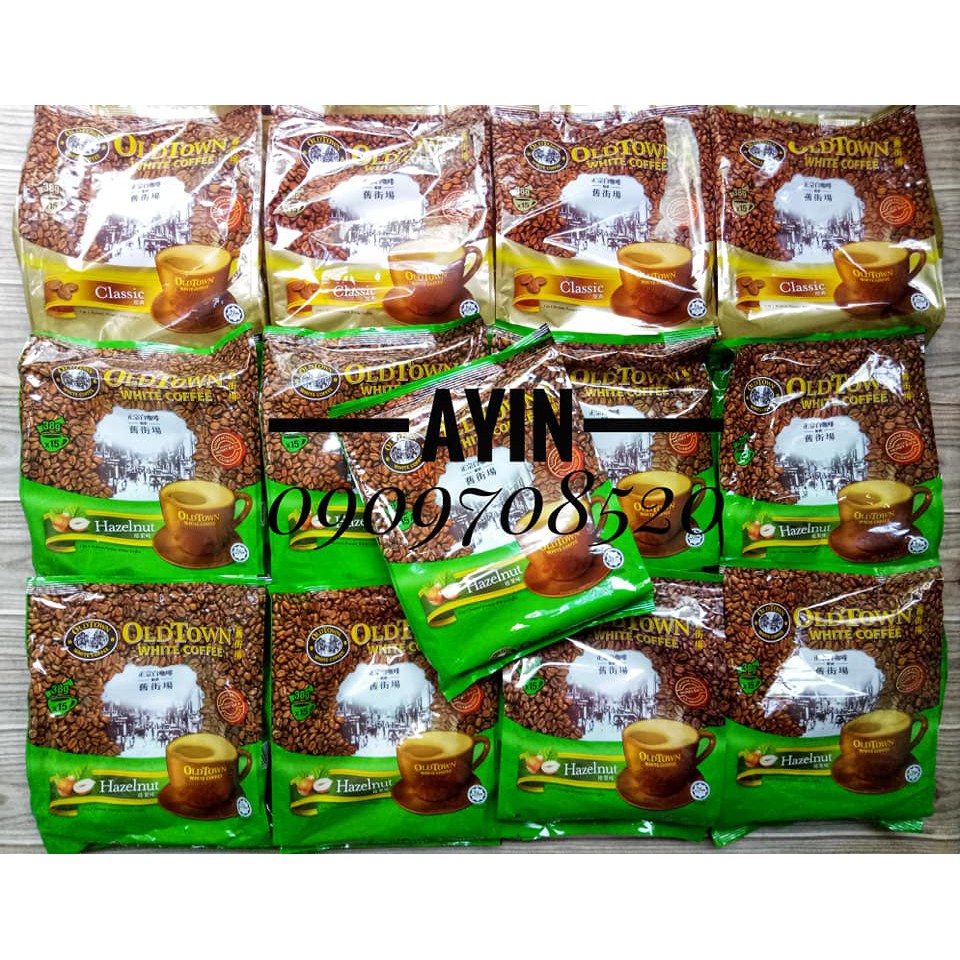 Cà phê trắng vị hạt dẻ OldTown White Coffee HAZELNUT Malaysia | BigBuy360 - bigbuy360.vn