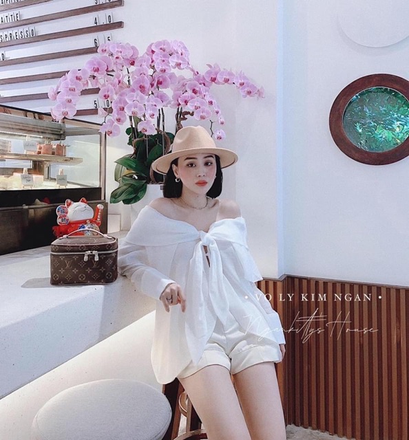 ❤️SÉT ÁO TRỄ VAI NƠ+ QUẦN #205k