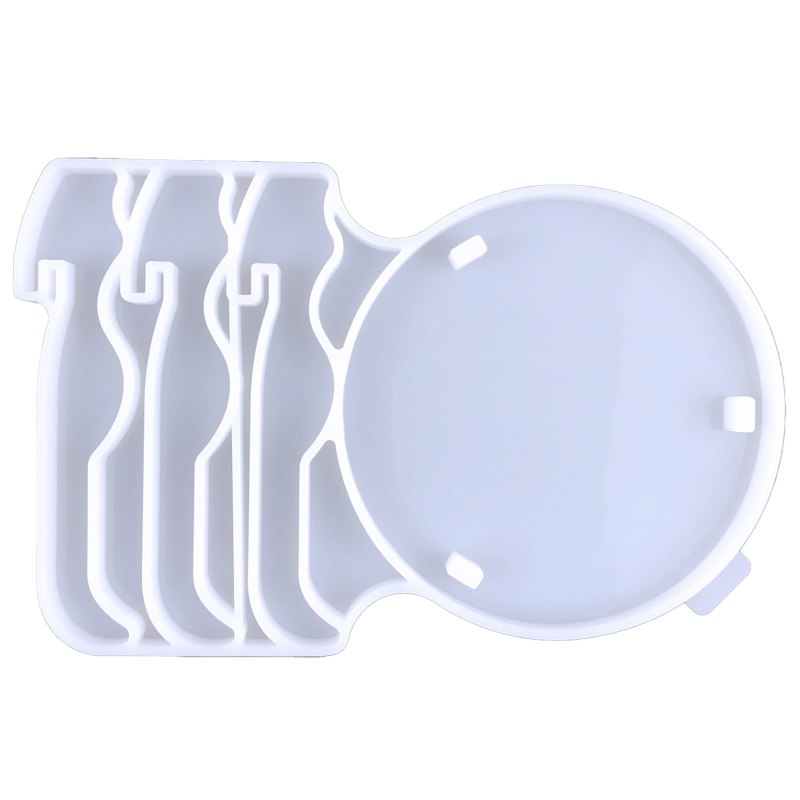 Khuôn Silicone Làm Đế Lót Ly Bằng Resin Epoxy Độc Đáo DIY