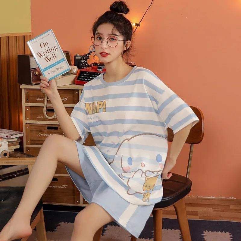 Đồ ngủ, đồ bộ hình nhận vật họat hình cinnamoroll siêu dễ thương