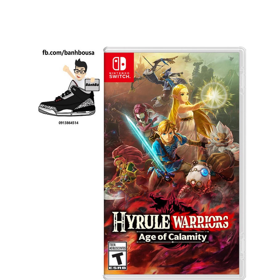 Hyrule Warriors Age Of Calamity trò chơi Nintendo Switch 2nd used còn mới nguyên hộp