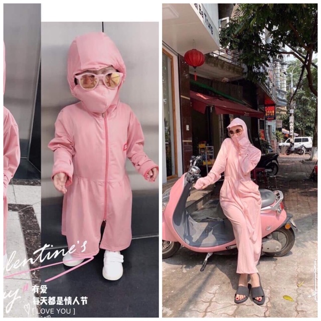 Áo chống nắng cặp đôi dành cho mẹ và bé