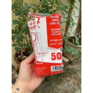 Túi 50 thìa nhựa dùng một lần