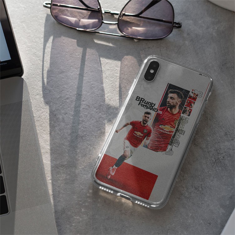 Ốp lưng ốp Iphone Bruno Fenandes Manchester United màu đẹp từ 6 đến 12 MAN20210491