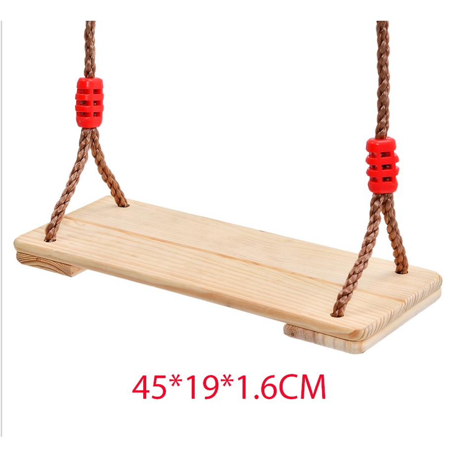 xích đu gỗ size lớn cho người lớn và trẻ em (45x19cm)