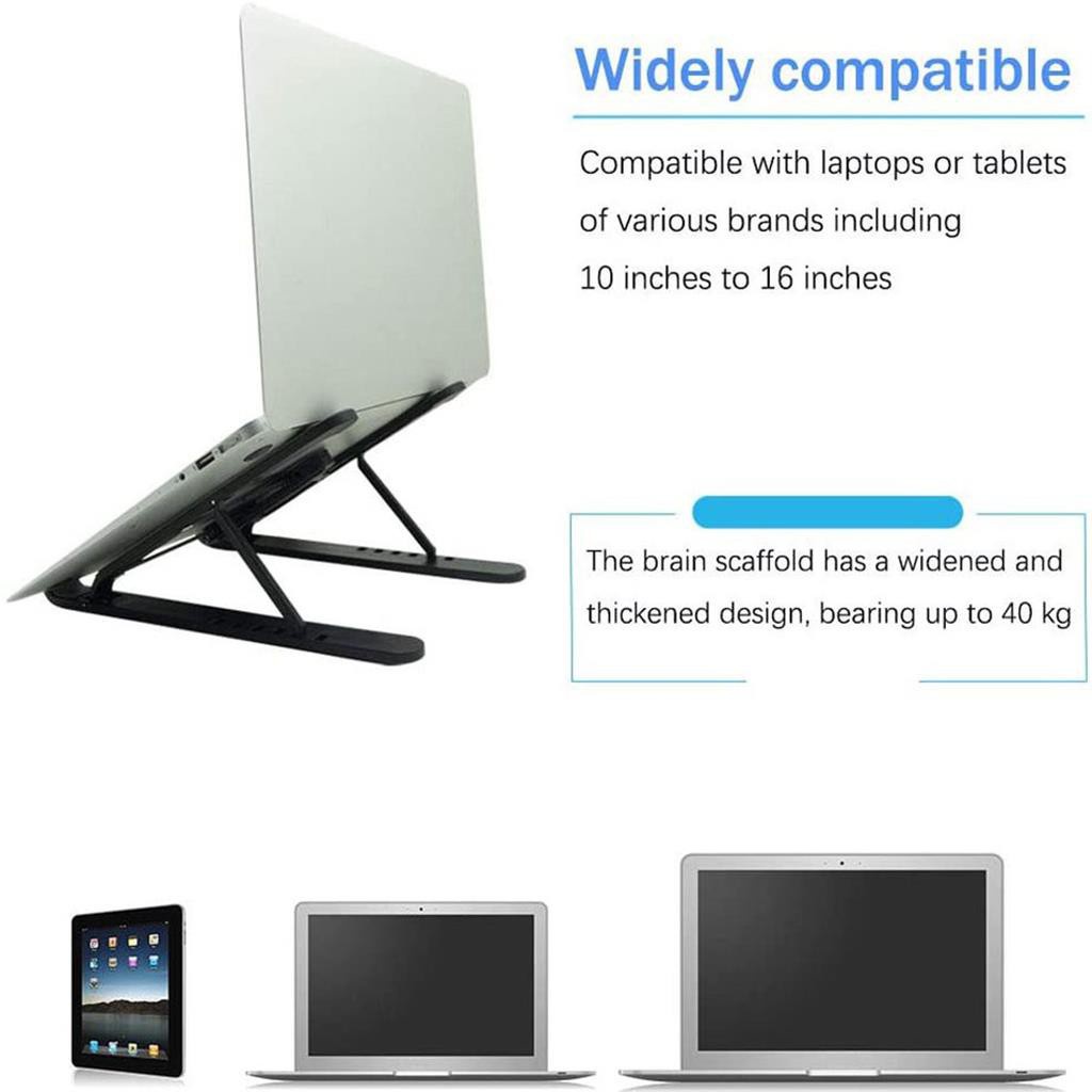 Giá Đỡ Laptop, Giá Đỡ Ipad Chống Trượt 6 Nấc Chỉnh Độ Cao Gập Gọn Dễ Dàng Tặng kèm túi đựng -dc4453