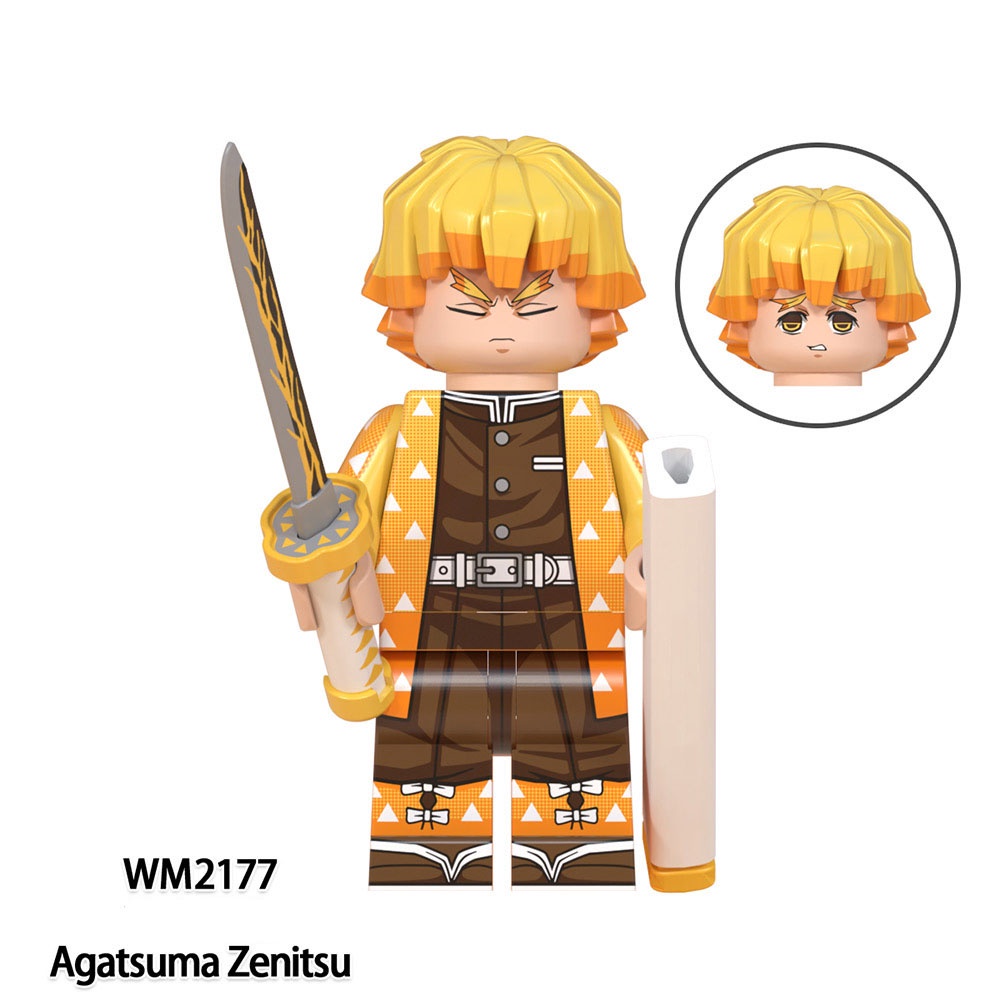 [NEW] Đồ chơi mô hình lego minifigures minifigure anime Kimetsu no Yaiba mini tanjirou nezuko kamado zenitsu lego WM6116