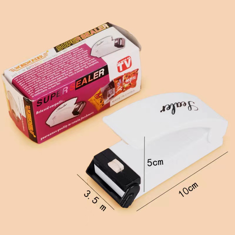 Máy hàn miệng túi Mini Super Sealer màu trắng tiện lợi HMT01