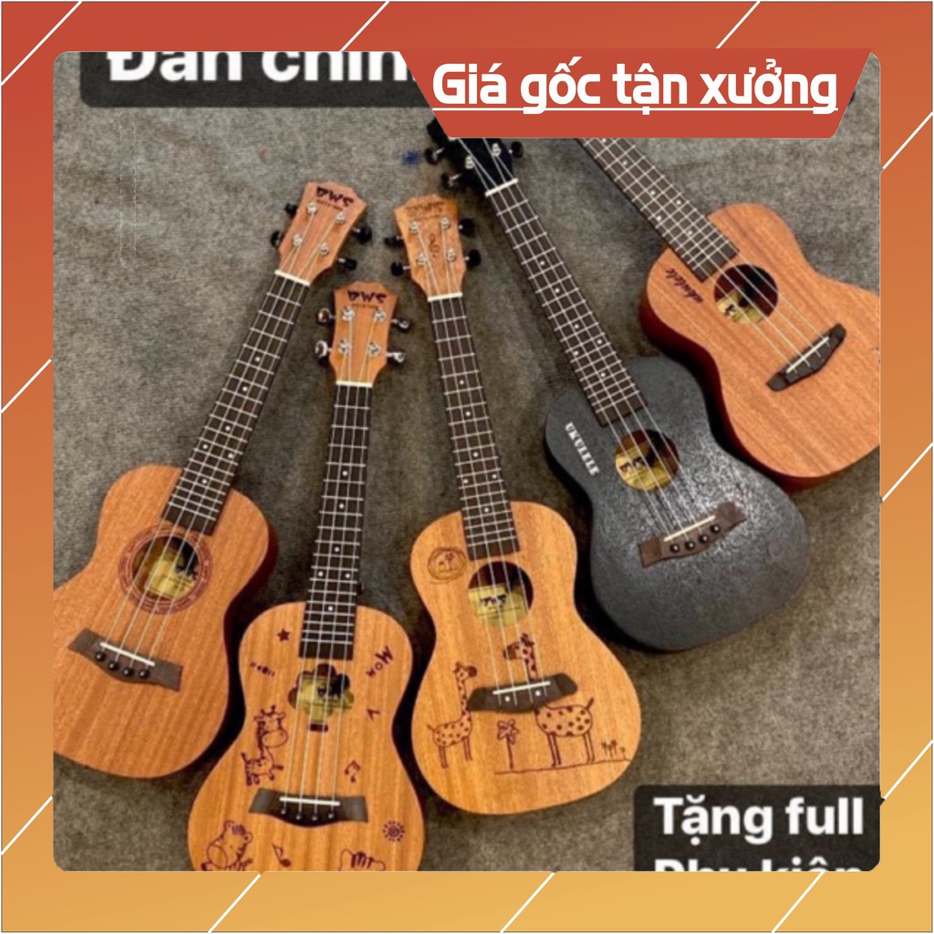 Đàn Ukulele Concert BWS - (tặng đủ phụ kiệm+ gồm cả bao đựng )