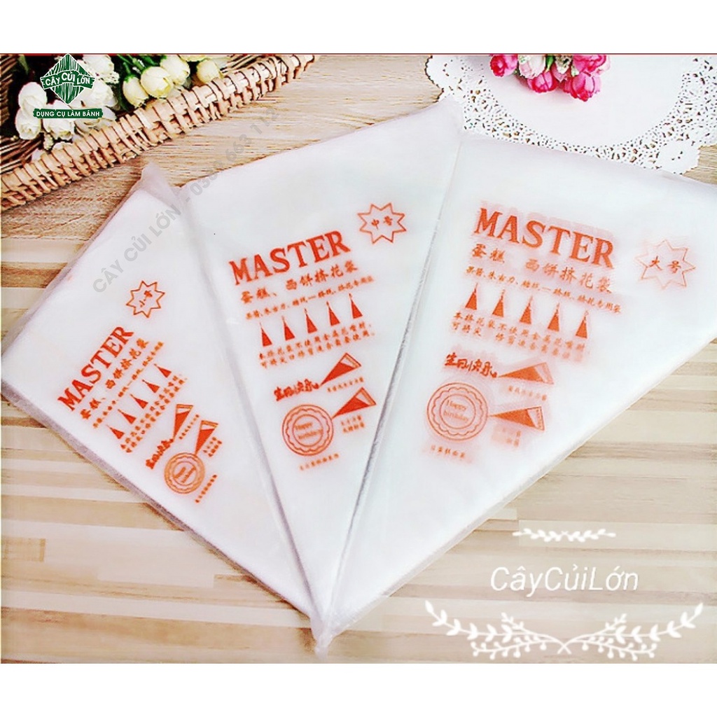 Túi nilong bắt kem, đựng thịt làm xúc xích