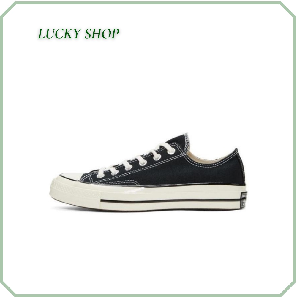 Giày Thể Thao Nam Nữ - Giày Converse CV 1970s Cổ Thấp Đen Thời Trang Học Sinh Đi Học Giá Rẻ