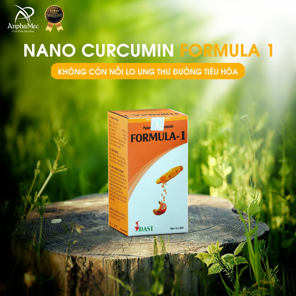 Nghệ nano Curcumin Formula -1 [SẢN PHẨM NGHIÊN CỨU BỞI VIỆN HÀN LÂM], dạng gel 50ml | BigBuy360 - bigbuy360.vn