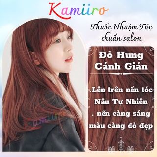 Thuốc nhuộm tóc màu NÂU ĐỎ - ĐỎ HUNG CÁNH GIÁN KAMIIRO CHUẨN SALON