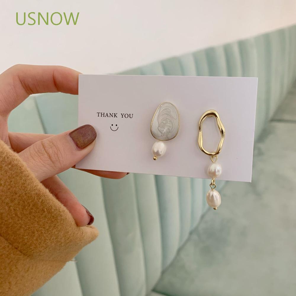 Bông Tai Dáng Dài Đính Ngọc Trai Nhân Tạo Nhiều Màu Sắc S925